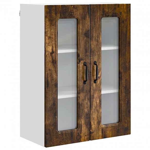 vidaXL Krycí deska myčky na nádobí Kalmar Kouřový dub 60 x 31 x 80 cm