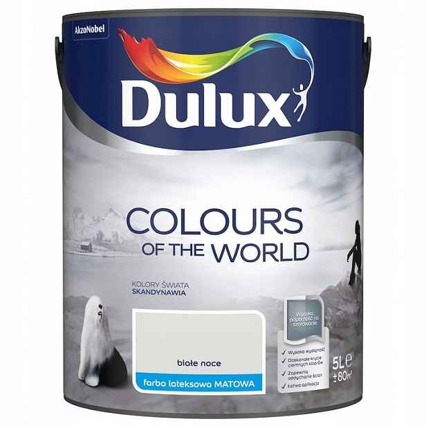 Dulux Colours Of The World Barva Emulzní Barva Bílé Noci 5L
