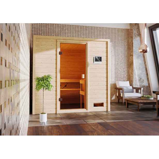 Interiérová finská sauna pro 2 osoby 195x169 cm Lanitplast