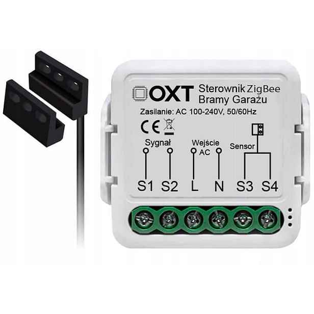 Modul Oxt Se Senzorem Pro Motor Garážové Brány Zigbee Tuya T250G Smart