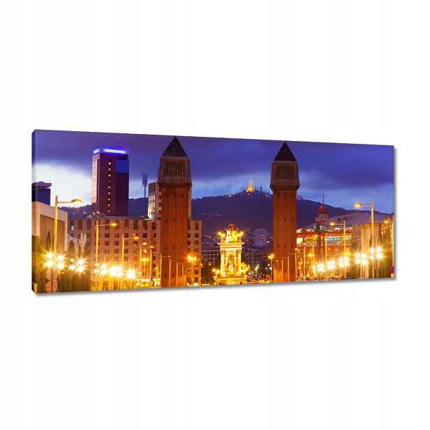Obrazy 100x40 Barcelona Panorama