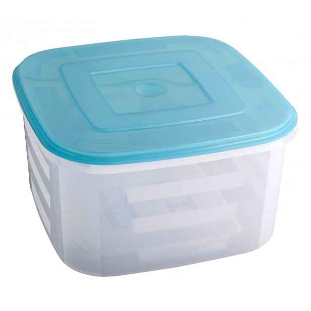 PROHOME - Dóza 4L hluboká 23x23x13cm plastová