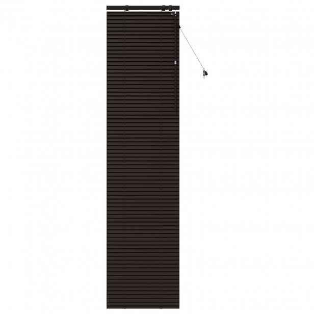 vidaXL Venet školní žaluzie Tmavě hnědá 55 x 250 cm 35 mm