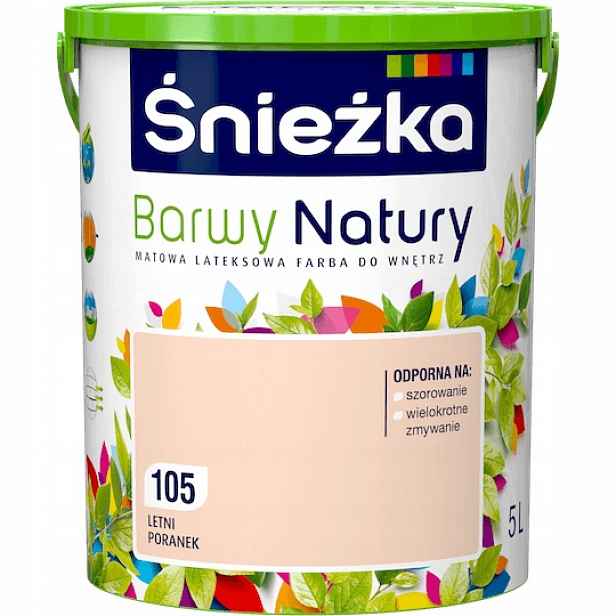 Barva na stěny Barvy přírody 5 l 105 Letní ráno