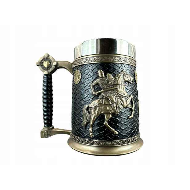 socha figurka Hrnek Pivní Sklenice Křižák A Saladin Veronese WU77659A4