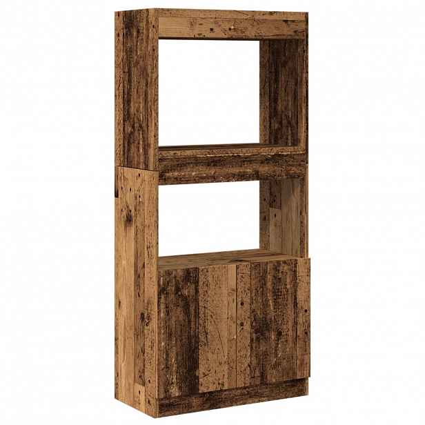 vidaXL Skříň highboard old wood 63 x 33 x 140 cm kompozitní dřevo
