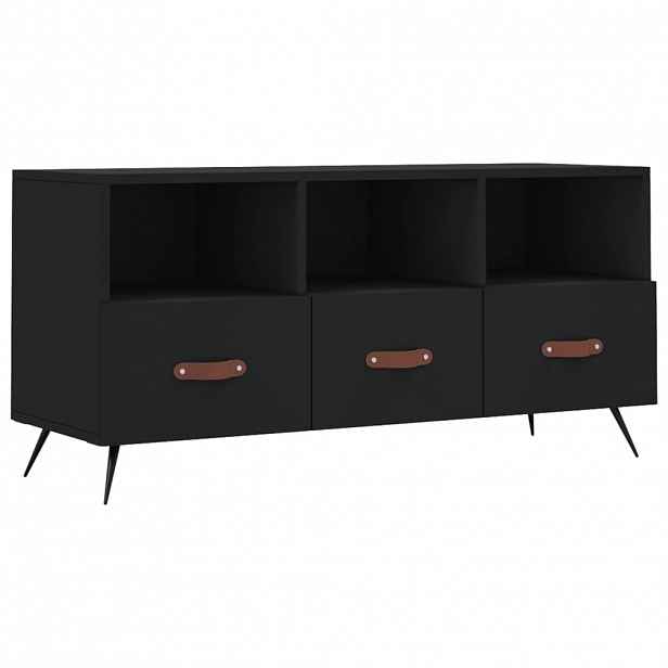 vidaXL TV skříňka černá 102 x 36 x 50 cm kompozitní dřevo