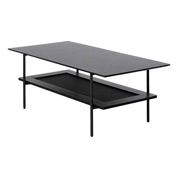 Černý konferenční stolek 55x110 cm Pensacola – Unique Furniture