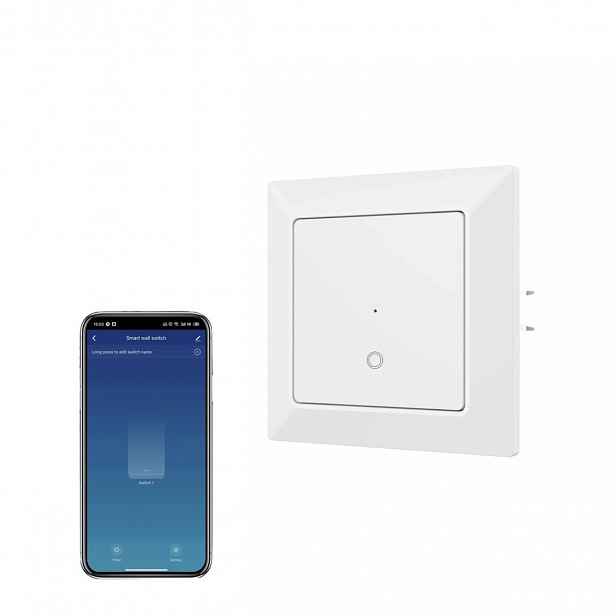 inteligentní nástěnný WiFi spínač se dvěma zásuvkami, Alexa/Google Home