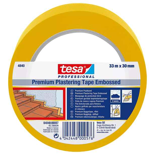Páska maskovací PVC Tesa 4840 50 mm/33 m