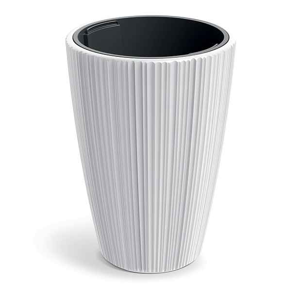 Prosperplast Květináč Oros bílý, varianta 29,8 cm