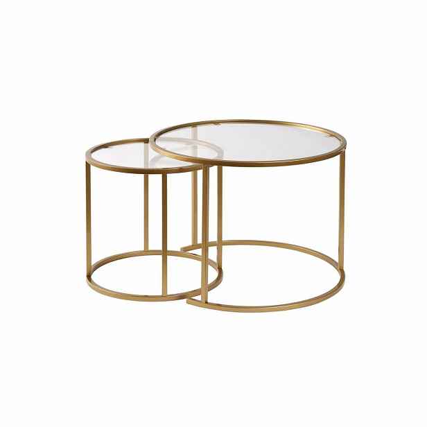 Sada konferenčních stolků Aurum Gold 60 cm, 2 ks