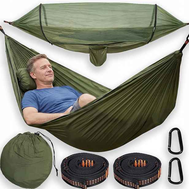 Turistická Hamaka S Moskytiérou Survivalová Cestovní Na Kempování Bushcraft Tarp