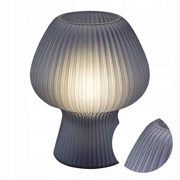 Stolní lampa Moderní Sklo Šedá E14 60W Obývací pokoj Kabinet Vinelle Rabalux