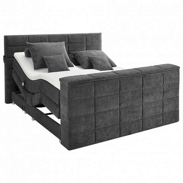 Carryhome POSTEL BOXSPRING, 180/200 cm, antracitová