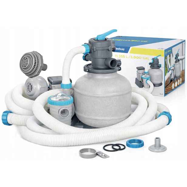Pískové Filtrační Čerpadlo Pro Bazény Bestway 8327 L/h Hadicové Spojky 58499
