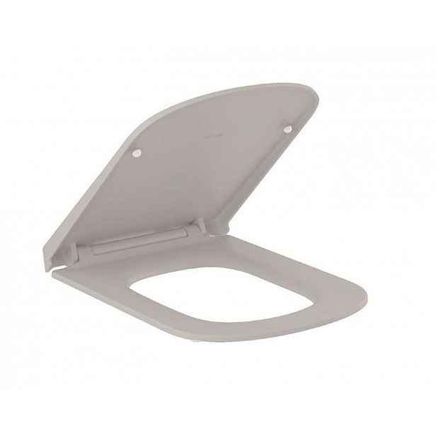 Kludi Resa S - WC sedátko Slim, SoftClosing, QuickRelease, matná písečně šedá 27WCSO2