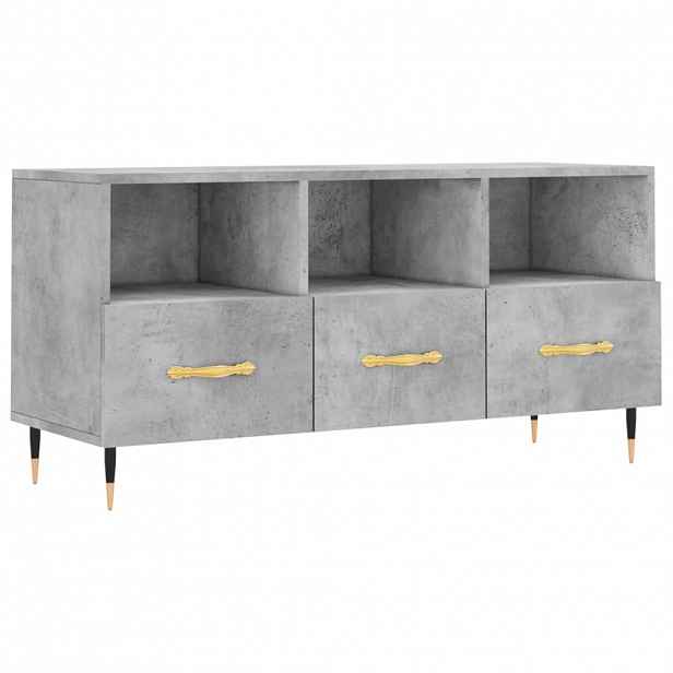 vidaXL TV skříňka betonově šedá 102 x 36 x 50 cm kompozitní dřevo