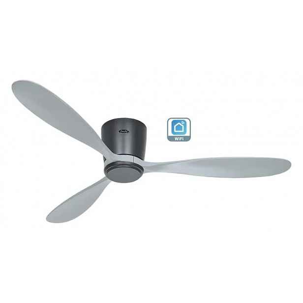 CasaFan 313297W Eco Plano Wood WiFi, světle šedá, stropní ventilátor