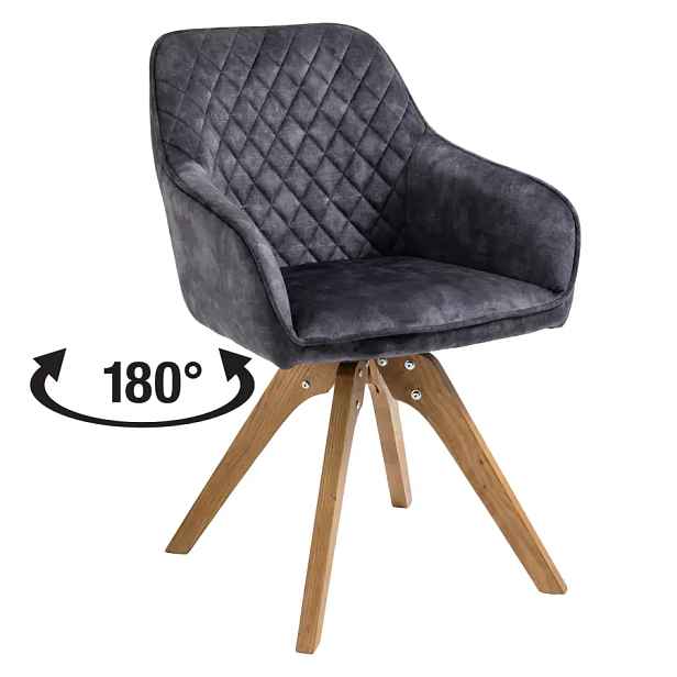 Idea Jídelní židle VELES antracit