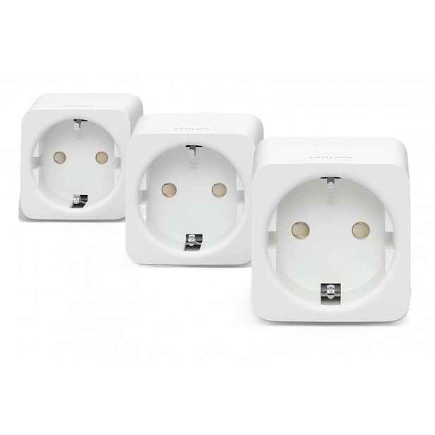 Philips Hue Smart Plug - Chytrá zásuvka, bílá, 3 ks 929003050602