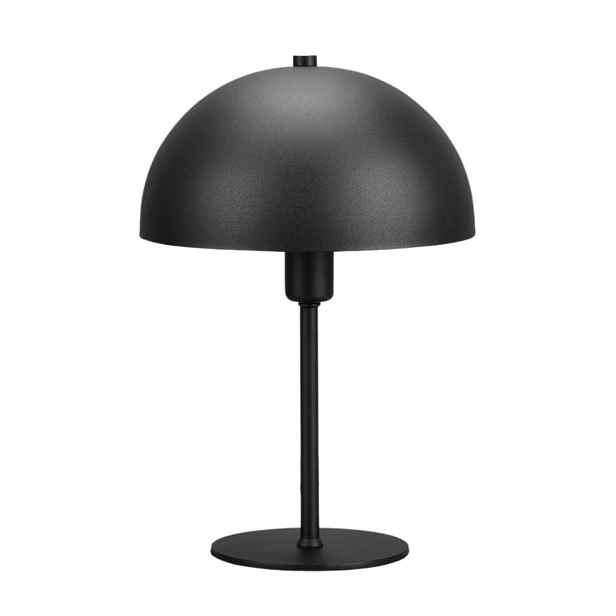 Stolní lampa kulatý stínidlo Nola černá Trio 30,5 cm