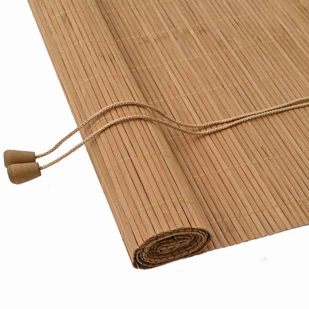 vidaXL Roleta Hnědá 40 x 220 cm Bambus