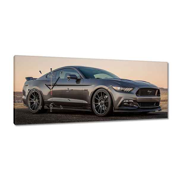 Hodiny 100x40 Ford Mustang vyrobené v Usa