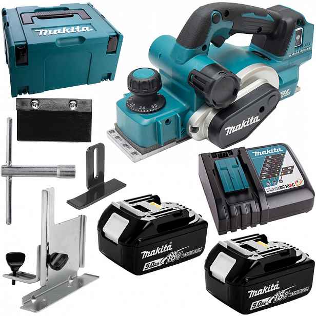 Akumulátorový hoblík 18V Lxt 82 mm Makita DKP181RTJ