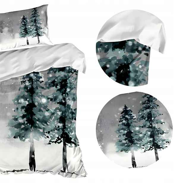 Povlečení Povlečení Set 2ks 140X200cm Bavlna Bílý Vzor Dárek