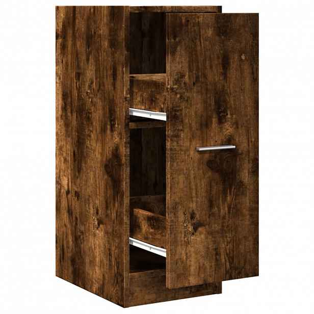 vidaXL Skříňka na léky kouřový dub 30 x 41 x 77,5 cm kompozitní dřevo
