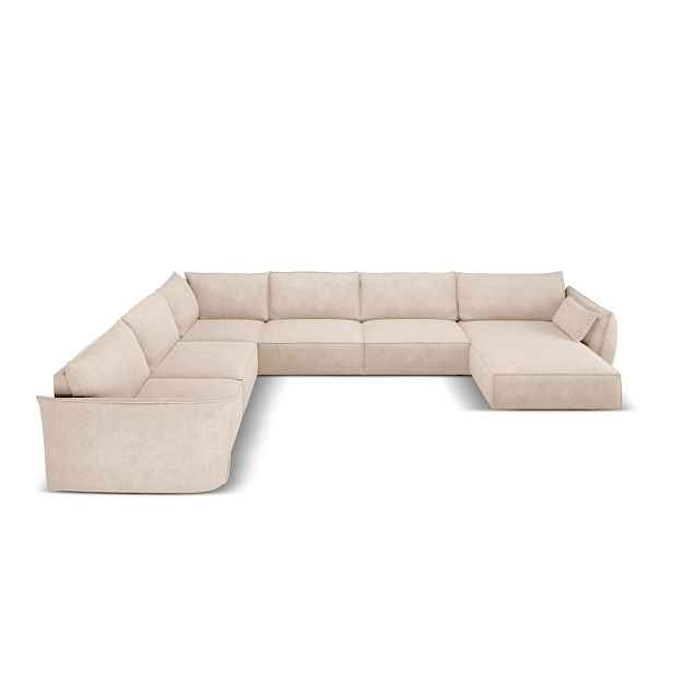 Béžová rohová pohovka (levý roh) Vanda – Mazzini Sofas