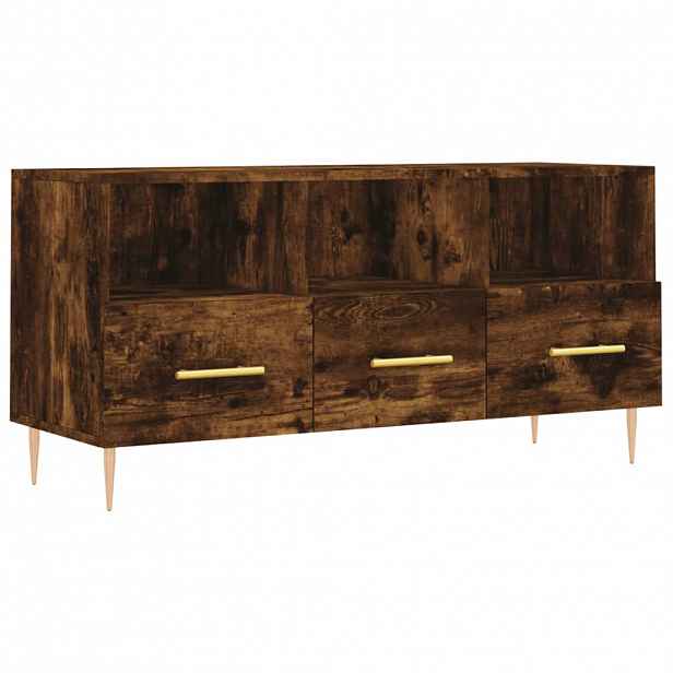 vidaXL TV skříňka kouřový dub 102 x 36 x 50 cm kompozitní dřevo
