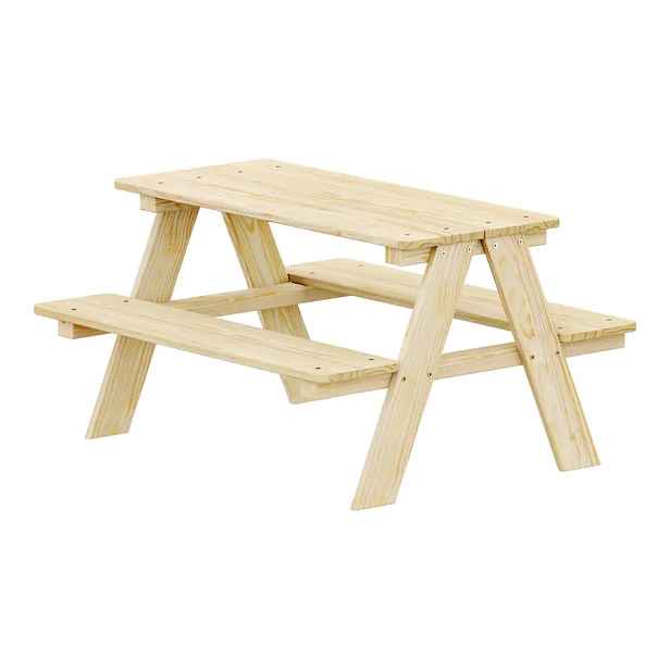 Idea Dětský piknikový stůl lak