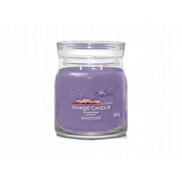 Yankee Candle vonná svíčka Signature ve skle střední Stargazing 368g