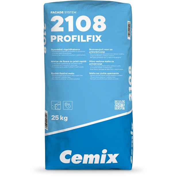 Malta k rychlému ukotvení Cemix 2108 PROFILFIX 25 kg