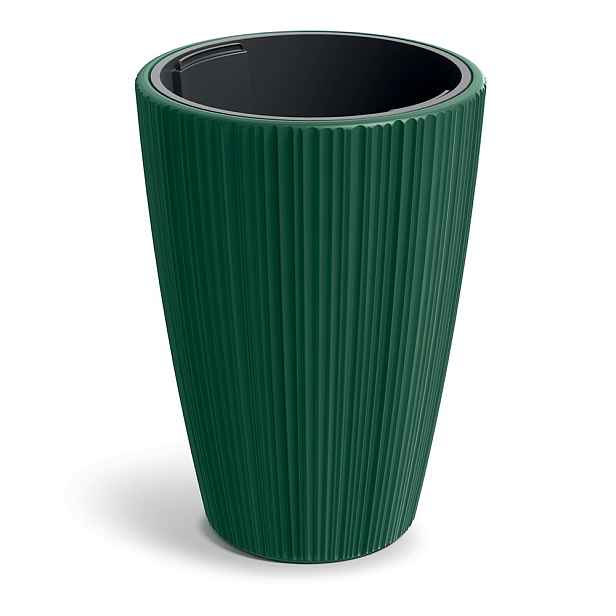 Prosperplast Květináč Oros tmavě zelený, varianta 39 cm
