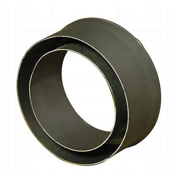 redukce do komína 200/130mm (d.80mm) t.1,5mm Čer