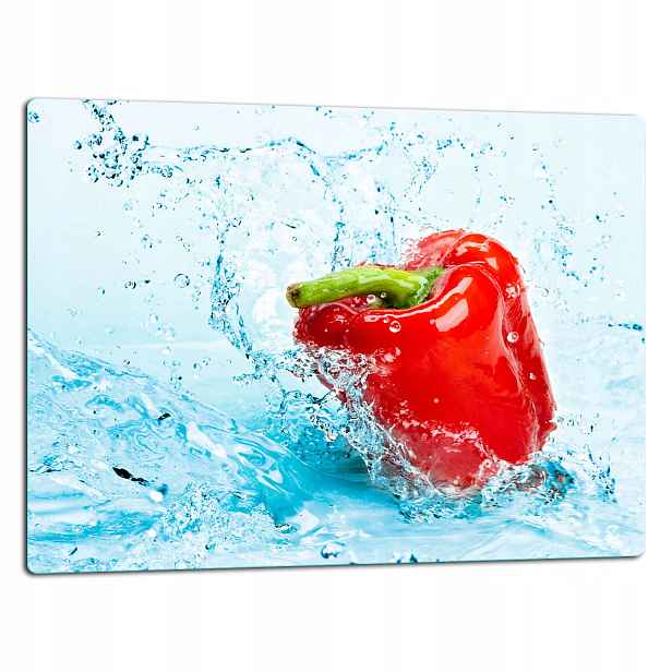 7v1 Skleněná Deska Na Krájení 52x40 Paprika