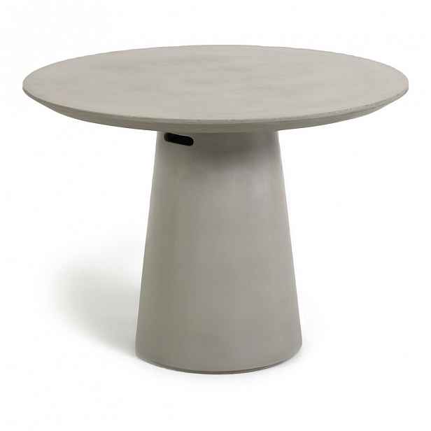Betonový venkovní jídelní stůl La Forma Itai, ⌀ 120 cm