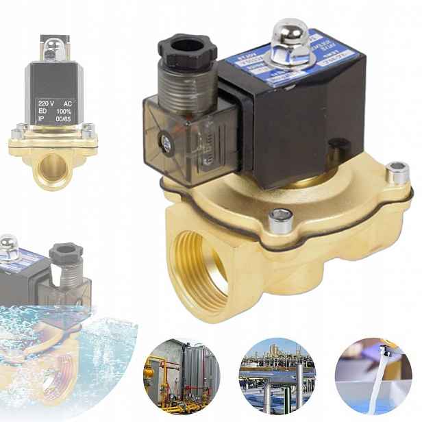 Elektromagnetický ventil 1/2" 0-10 Nc, normálně uzavřený ventil