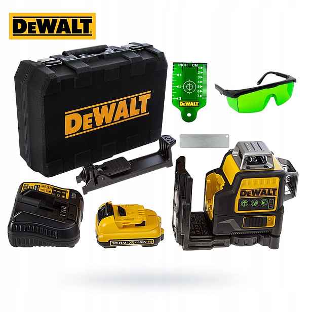 Křížový laser DeWALT DCE089D1G 10,8V 360 zelený
