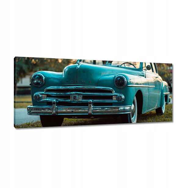 Obrazy 100x40 Modrý Dodge Auto
