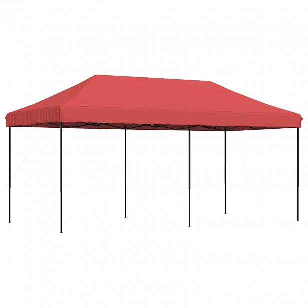 vidaXL Party Stan 292 x 580 x 315 cm Vínová Oxford látka