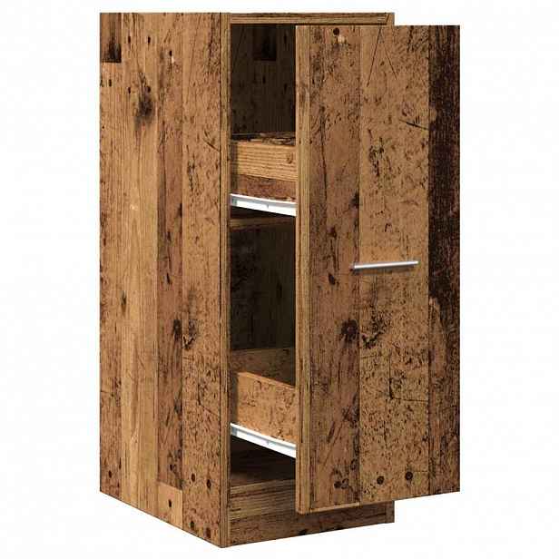 vidaXL Skříňka na léky old wood 30 x 41 x 77,5 cm kompozitní dřevo