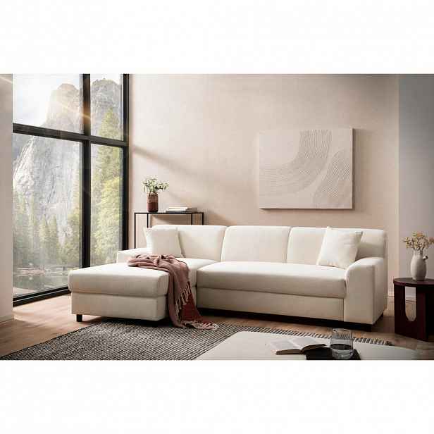 MID.YOU ROHOVÁ SEDAČKA, textil, krémová