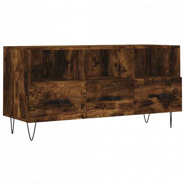 vidaXL TV skříňka kouřový dub 102 x 36 x 50 cm kompozitní dřevo
