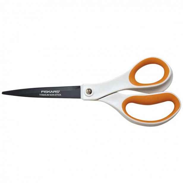 FISKARS - Nůžky univerzální, pro praváky, délka 21 cm, bílá 1004721