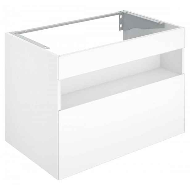 Keuco Stageline - Umyvadlová skříňka, 80x63x49 cm, s osvětlením a USB, bílá 32862300100