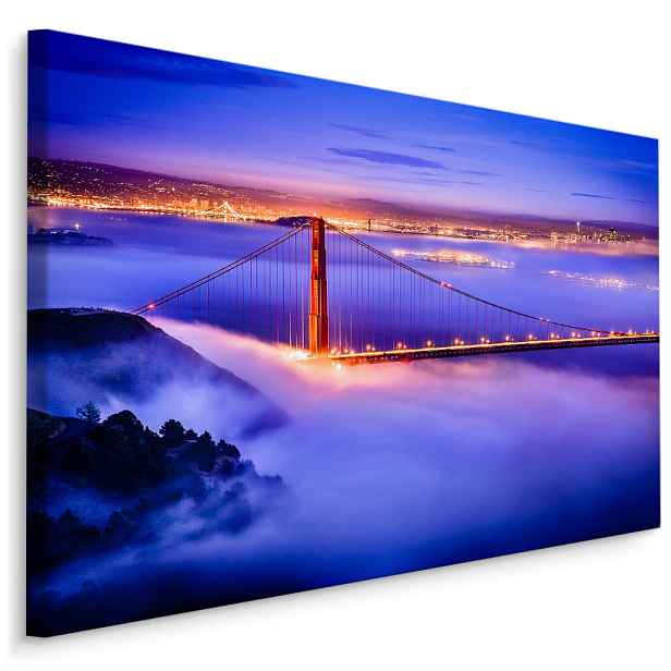 MyBestHome BOX Plátno Golden Gate Bridge, San Francisco I. Varianta: 30x20